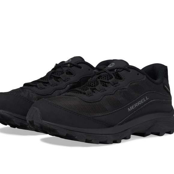 Merrell Other - Merrell Kids Moab Speed Low Waterproof (Little Kid) in Black - Size 1